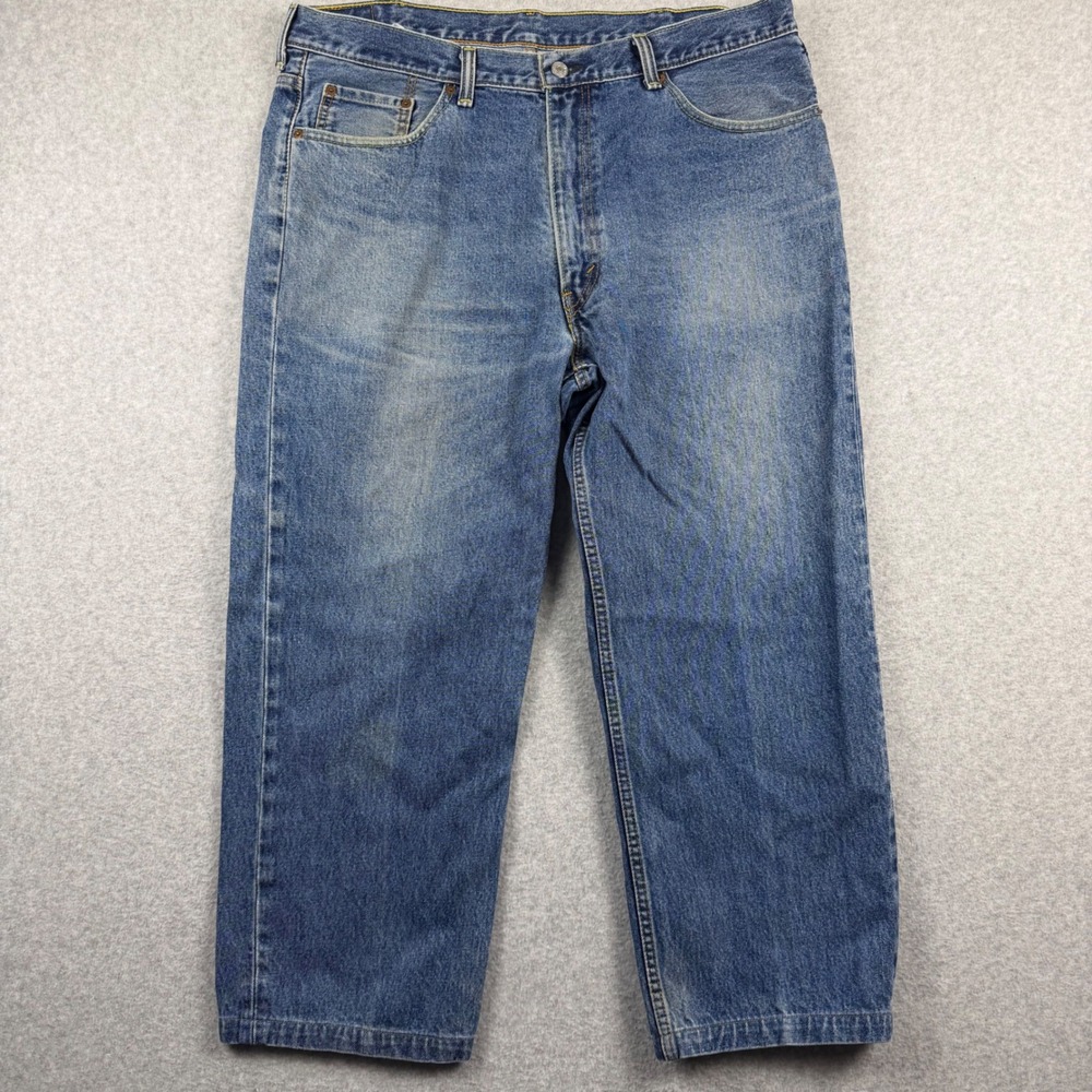 Levi's 550 Relaxed Fit Jeans Mens 40x26 Blue Tapered Leg Denim Pant